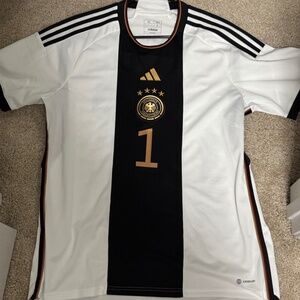 Authentic Adidas Germany National Team Soccer Jersey, Neuer men's XL